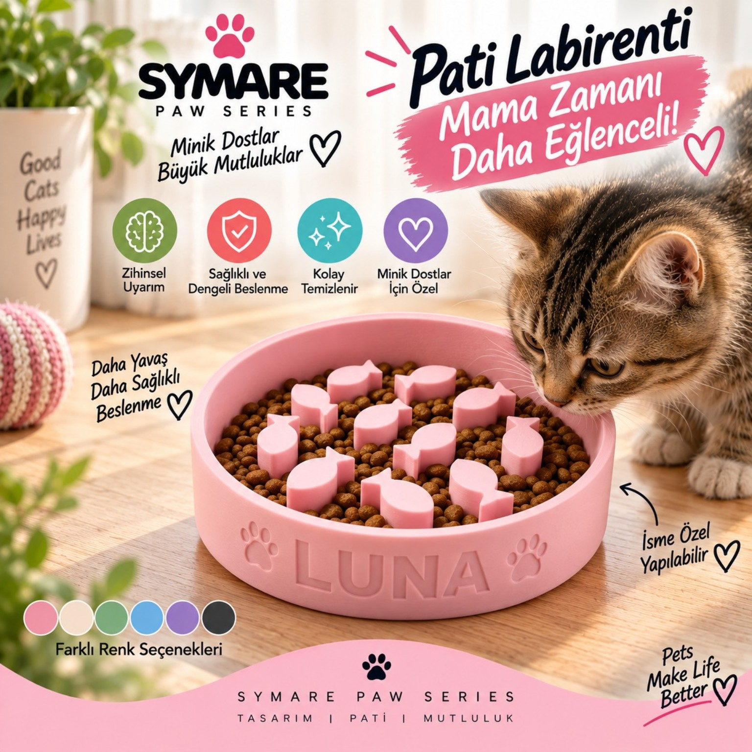 Luna Pati Labirenti Mama Kabı - SYMARE Paw Series